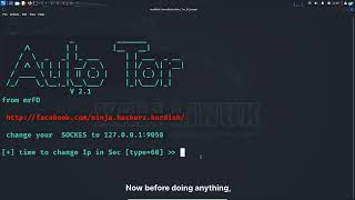 Automatically Change IP Address in every 5 Seconds  100 ANONYMOUS  Kali Linux [upl. by Assenahs316]