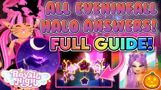 🎃🍬 ALL EVENINFALL HALO 2024 FOUNTAIN ANSWERS COMEPLETED  Royale High Fountain Answers  🍭👻 [upl. by Nahshon814]