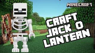 How to Craft Jack O Lantern in Minecraft 2024 [upl. by Nnaillij734]