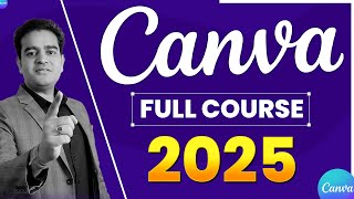 Canva Full Course Series 2025  What is Canva and How To Use It  canvacourse canva2025 [upl. by Oilalue460]