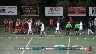 Wakefield Memorial High School vs Swampscott High School Mens Varsity Soccer [upl. by Eelessej450]