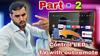 Control Tcl Android led tv without remote Part 2 Tcl tv ko mobile se control kaise karen [upl. by Anihs238]