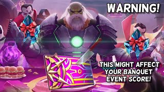 Not Doing These Events Could Damage Your Point Farming in Decembers Banquet Event  Marvel Champions [upl. by Rehtnug]