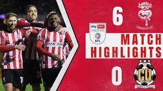 Lincoln City 6 Cambridge United 0  Match Highlights [upl. by Pardner]