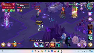 LV 35 vs Lv34 BIG MOUTH CZART vs MINERVAA  SKYLORE MMORPG [upl. by Virgel765]