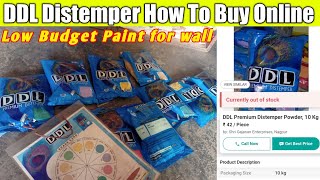 DDL Distemper how to buy onlineDDL Distemper colour chartwhat is the cost of 1 litre distemper [upl. by Angelo]