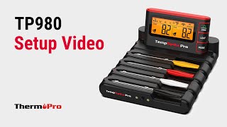 ThermoPro TP980 WiFi TempSpike Pro Wireless Meat Thermometer Setup Video [upl. by Runkel]