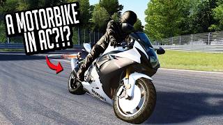 You Can Drive A Motorbike in Assetto Corsa [upl. by Euqinobe]