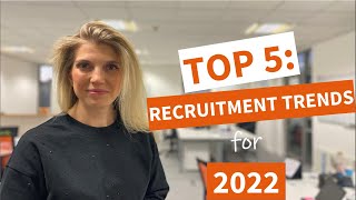 Top 5 Recruitment Trends for 2022  FMCG Recruitment Specialists [upl. by Maitilde]