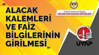 Alacak Kalemleri ve Faiz Bilgilerinin Girilmesi [upl. by Homer336]