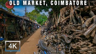 Coimbatore Walking Tour Old Market Ukkadam Market [upl. by Eillim]