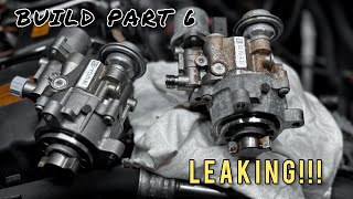 BMW N54 HIGH PRESSURE FUEL PUMP REPLACEMENT [upl. by Kcirre]