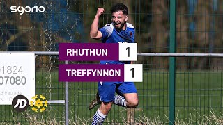 Uchafbwyntiau  Highlights  Rhuthun 11 Treffynnon  JD Cymru North [upl. by Yelyr566]