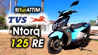 TVS Ntorq 125 RE İle quotBi Tur Attımquot [upl. by Epilef]