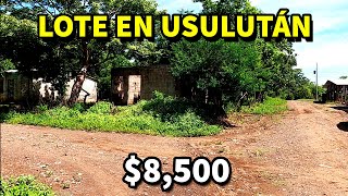 SE VENDE LOTE en 8500 en LA POZA USULUTAN El Salvador [upl. by Oicnecserc329]