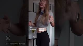 How to get a small waist line stomachvacuum bikini busymom postpartumfitness weightloss [upl. by Langdon]