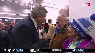 Matthew Kennedys father in law  Roaming Brian  AFL Round 15 2024  Carlton vs Geelong [upl. by Ecnahc]