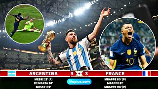 Argentina vs France  33   Extended Highlights And Goals  World Cup 2022 Final [upl. by Ayitahs]