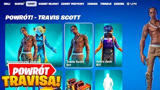 OFICJALNY POWRÓT TRAVISA SCOTTA w FORTNITE Nowe Informacje [upl. by Rockel]