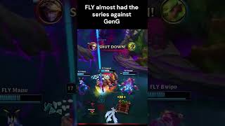 FLY vs GenG  FLY almost won against GenG  2024 Worlds Quarterfinals shortsleagueoflegends [upl. by Robins838]