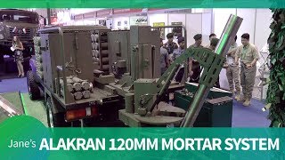 Alakran 120 mm Light Mortar System Indo Defence 2018 [upl. by Natanoj]