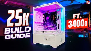 25K BDT PC Build Guide 2024 ft 3400G [upl. by Missie]