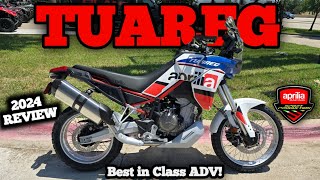 2024 Aprilia Tuareg 660 Ride amp Review  BEST ADV Motorcycle [upl. by Enelec]