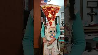 Pamela pumpkins Halloween workout dance comedy funny trending pizza halloween [upl. by Ahsatan252]