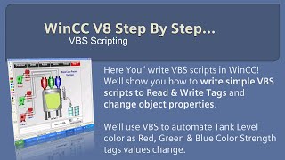 WinCC v80 Step By Step 14 Create VBS Script In VBS Script Editor 👨‍💻 winccguru [upl. by Killen]