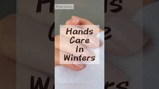 Hands care in winters💕 Soft hands tips🦋 handcare softhands winter shorts trending skincare [upl. by Ingvar]