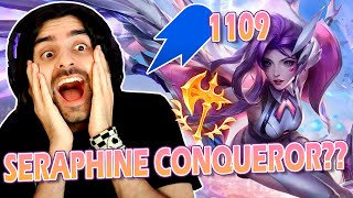 SERAPHINE CONQUEROR ESTÁ ROTA 😱 1109 de AP  Wakai lee Seraphine gameplay completo [upl. by Ingunna462]