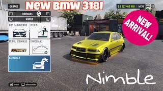 NEW BMW 318I  Nimble   Carx Drift Racing  Settings [upl. by Dorehs]