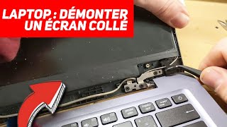 Démonter un écran de PC Portable collé [upl. by Ellette]