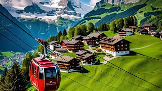 🇨🇭 TOP Places in SWITZERLAND Top of Adventure Grindelwald First Cable Car Travel Guide 4K [upl. by Gerianna]