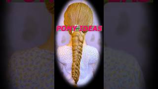 ponytail by creating a braided ponytailshorts [upl. by Fransen]