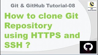 How to clone Git Repository using HTTPS and SSH  Git  GitHub  Clone Git Repo [upl. by Llerahs508]