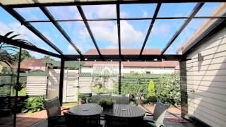 Solarlux Atrium with SL20 amp SL25 inc Motorised Awning Kingston Surrey [upl. by Alta]