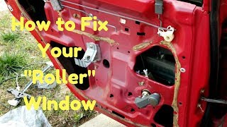 Fix Your Manual Window Regulator  quotRollyquot Hand Crank Fix  9200 HondaAcura [upl. by Lucila]