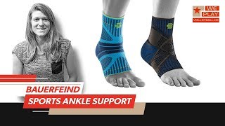 Review zur Bauerfeind SPORTS ANKLE SUPPORT Sprunggelenksbandage [upl. by Juta]