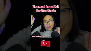 ASMR THE MOST BEAUTIFUL TURKISH WORDS ACCORDING TO CHATGPT asmrshorts asmrlanguages türkçe 🇹🇷❤️ [upl. by Lael]