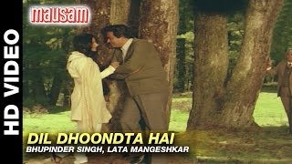 Dil Dhoondta Hai  Mausam  Bhupinder Singh amp Lata Mangeshkar  Sanjeev Kumar amp Sharmila Tagore [upl. by Harbour839]