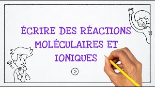 Précipité  8Equations moléculaires et ioniques [upl. by Ailin549]