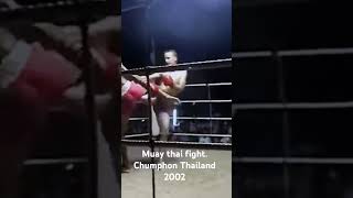 muay thai fight in chumphon Thailand april 2002 [upl. by Adlaremse589]