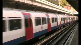 District and Piccadilly Line departure from Barons Court [upl. by Odarbil]