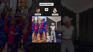 VISCA BARÇA Vs HALA MADRID Pt 26 shorts dance music halamadrid viscabarça laliga [upl. by Airdnaz]