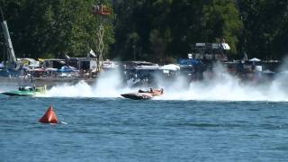 Vintage Unlimited Hydroplanes at the 2011 Columbia Cup [upl. by Ertnod]