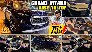 Grand Vitara Sigma Base to Top Modified From Gazipur UP ✅ Grand Vitara Base to Top [upl. by Aslehc]