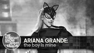 Ariana Grande the boy is mine  The Tonight Show Starring Jimmy Fallon [upl. by Jopa335]