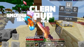 Hive SkyWars But Using My PvP Pack  KeystrokeCps Counter MCPE 116 [upl. by Terbecki]