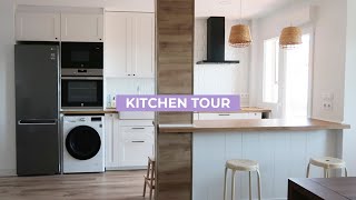 Kitchen tour  ¡Os enseño mi cocina de Ikea organización  ideas  Patipetite [upl. by Ydnik]